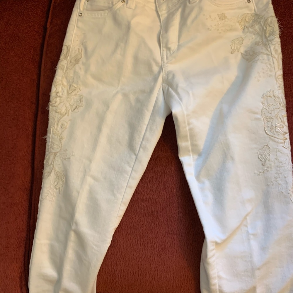 White jeans